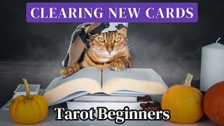 Cleanse amp Unbox New Tarot Cards with me tarot howto [upl. by Buckden150]