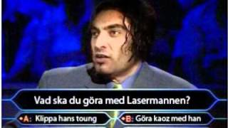 Laserturken  Vem Vill Bli Miljonär Miljonturken MÅSTE SE [upl. by Pritchett923]