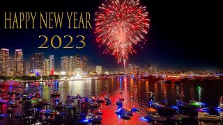 Miami New Years Eve  The FINAL Countdown  DRONEVIEWHD  MIAMI RIVER [upl. by Narhet]