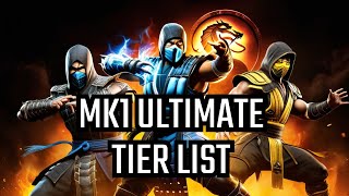 Mortal Kombat 1 Tier list Including dlc [upl. by Docilu]