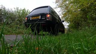 Straight Piped TDV8 L322 Launch  Silencer Delete  Range Rover [upl. by Sabina]