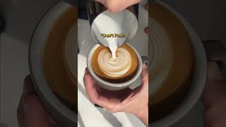 FineLine Heart Latte Art Tutorial 🙌 Subscribe for daily latteart videos and tutorials [upl. by Fusco]