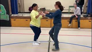 Bachata Lesson  Music D  20232024 Jena and Natasha BCNA willowdale bachata [upl. by Idnal]