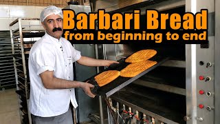 Traditional Barbari Bread  The Secret Techniques of Persian Bakery  StepbyStep Guide [upl. by Reggie370]