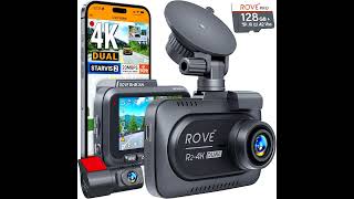 Review ROVE R24K DUAL Dash Cam Front and Rear  4K 2160P STARVIS 2 Sensor [upl. by Nauhs307]