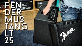 A review for beginners Fender Mustang LT25 [upl. by Sheppard875]