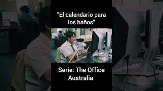 El calendario laboral Serie TheOffice Australia AmazonPrime JackieVanBeek FelicityWard escena [upl. by Annaitsirk]