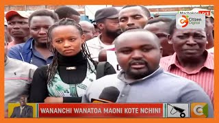 Wakaazi wa Nakuru na Machakos watoa hisia zao kihusu hoja ya kumtimua Gachagua ofisini [upl. by Zeeba]