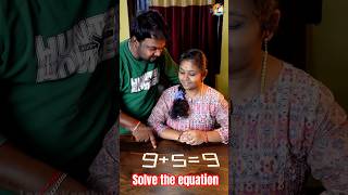 🌀 Equation Challenge 🧩 Tamil challenge videos ​⁠LoganKasthuVlogs shorts puzzle equation [upl. by Sevy123]