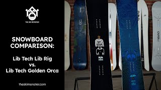 Snowboard Comparison Lib Tech Golden Orca vs Lib Tech Lib Rig [upl. by Kelley]