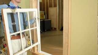 How To Install TiltWash DoubleHung Insert Replacement Window  Andersen Windows [upl. by Aynik]