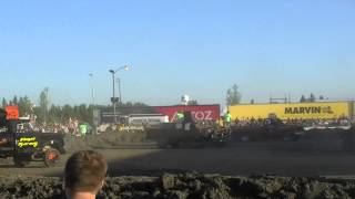 Roseau County Fair 2015  Trucks Heat [upl. by Aivyls]