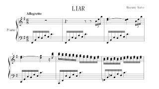 “Liar” by Mayumi Kato  Paul Barton FEURICH 218 piano [upl. by Pepe960]