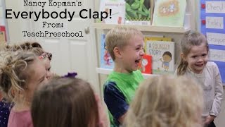 Everybody clap  from Teach Preschool blog [upl. by Wanids]