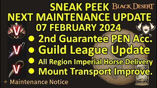 2nd Guarantee PEN Accessories Guild League Black Desert Online Sneak Peek 07 Feb 2024 BDO Update [upl. by Ynner]