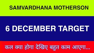 6 December Samvardhana motherson Share  Samvardhana motherson Share latest news  Smavardhana news [upl. by Brandi]