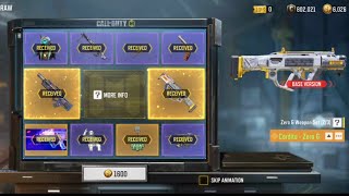 BUYING FULL GALACTIC DUO LUCKY DRAW WITH LEGENDARY BK57 amp CORDITE ZERO G CODM SEASON 4 2023 [upl. by Ardnekan]