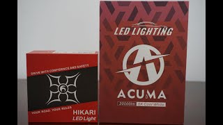 HIKARI CORE12 LED vs ACUMA NovaS LED [upl. by Tamas]