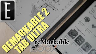 Remarkable 2 vs Onyx Boox Tab Ultra Compared [upl. by Yc103]