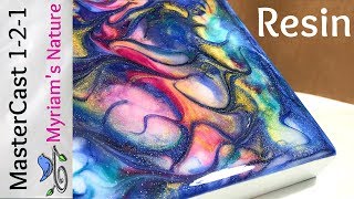 59 RESIN Reviewing MasterCast 121 — Creating a metallic MULTIlayer look in ONE resin layer [upl. by Helali]