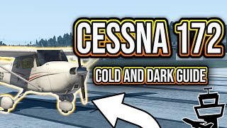 2019 CESSNA 172  Cold and dark  Xplane 11  How to get ready for taxi [upl. by Cynthia]