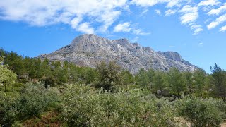 Randonnée SainteVictoire  Croix de Provence par le Pas du Berger et le Pas du Moine en 4K [upl. by Ysnap]