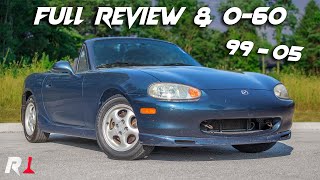 1999 Mazda MX5 Miata NB 5Speed Manual Review  Back to Reality [upl. by Roye]