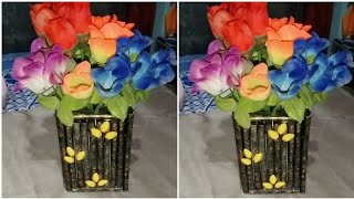 Amezing DIY flower vase making Ideas😍Best out of waste ideasvery easy 😍flowerpot diydiyideas [upl. by Apicella]