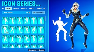 ALL FORTNITE ICON SERIES amp NEW TIKTOK EMOTES [upl. by Landau]