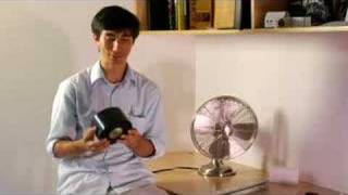 Windbelt electrical wind powered generator demo [upl. by Swenson427]