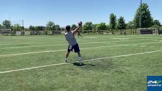 Workout highlights of 2023 QB Jake Stearney [upl. by Jilly778]