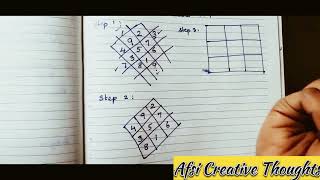 Magic square 3x3easy way to solve magic squaremaths tricks two easy methods 3x3 magic square [upl. by Aeel]