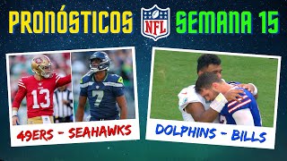 Pronósticos Semana 15  ¿Quién ganará cada partido  NFL PICKS 2022 [upl. by Raine]