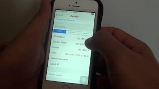 iPhone 5S How to Find IP Address [upl. by Merrel]