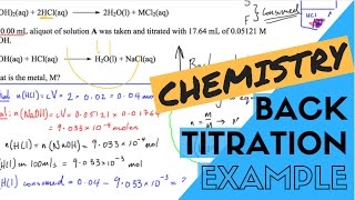 Back Titrations  Example [upl. by Amador]