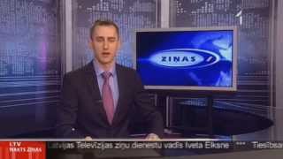 LTV1 Latvian Television news ident  April 2013 [upl. by Nivrac870]