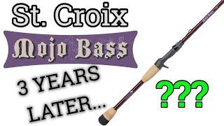 St Croix Mojo Bass Casting Rod After 3 Years of Use [upl. by Berman]