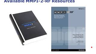 Case Demonstrations Using the MMPI2RF Police Candidate Interpretive Report PCIR [upl. by Linc873]