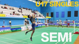 GNANA DATTU VS SAIVASAN SUB JUNIOR NATIONAL CHAMPIONSHIP SEME U17 SINGLES [upl. by Bonita]