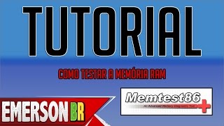 Tutorial  Como testar a memória RAM  Memtest86 PTBR [upl. by Jenifer]