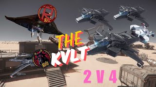 Star Citizen PVP 2 vs 4 at Brios Breaker Yard [upl. by Tabbi]