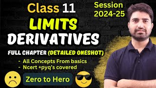 Limits and Derivatives Class 11 Maths NCERT  Full Chapter  One Shot  202425  2025 [upl. by Nirb]