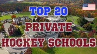 Top 20 Private Hockey Schools in the United States [upl. by Alvan]