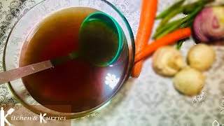 Nutritious vegetable broth with vegetable scraps from your kitchen [upl. by Derrej]