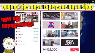 GTA Online Los Santos Tuners Buying And Customizing The Most Expensive Auto Shop And DLC Impressions [upl. by Adnamaa354]