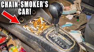 Cleaning a ChainSmokers quotUNCLEANABLEquot Car [upl. by Assiar]