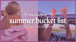 summer 2024 bucket list  70 fun things to do ♡ [upl. by Mackey642]