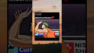 Midorima Shintaro❤️ midorima shintaro basketball anime animelover shorts [upl. by Lacagnia]