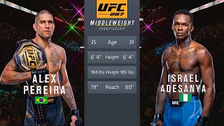 UFC 287 Pereira vs Adesanya 2 Full Fight Highlights [upl. by Etnovad307]