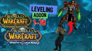 TBCWOTLK Classic FREE Leveling Addon [upl. by Nnylak]